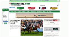 Desktop Screenshot of irishracing.com
