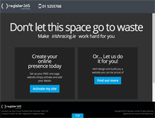 Tablet Screenshot of irishracing.ie